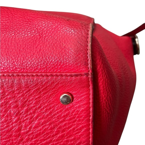 Kate Spade Baxter street Marian satchel in vibrant red leather - Picture 13 of 16